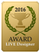2016  AWARD  LIVE Designer